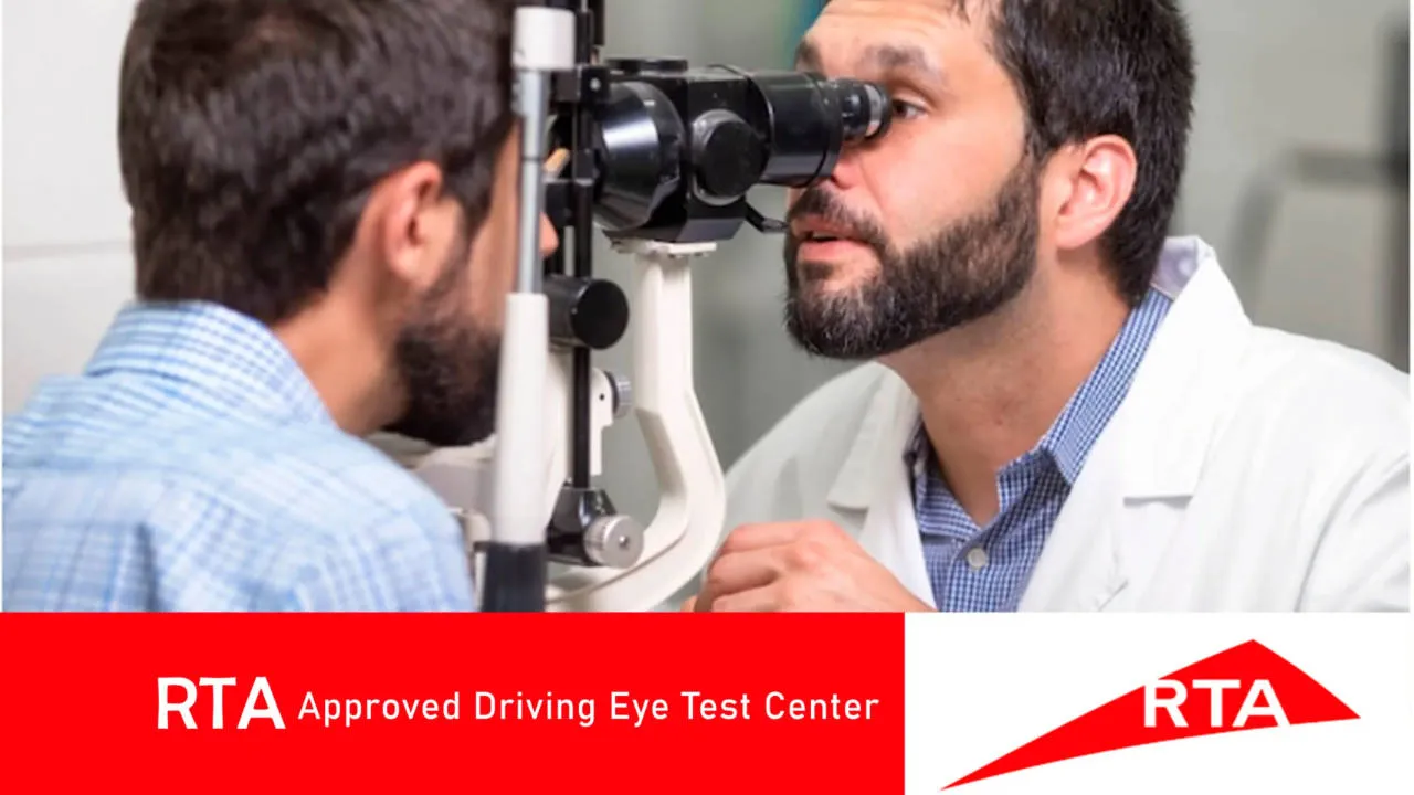 RTA-approved driving licence eye test at Nuova Optics Dubai