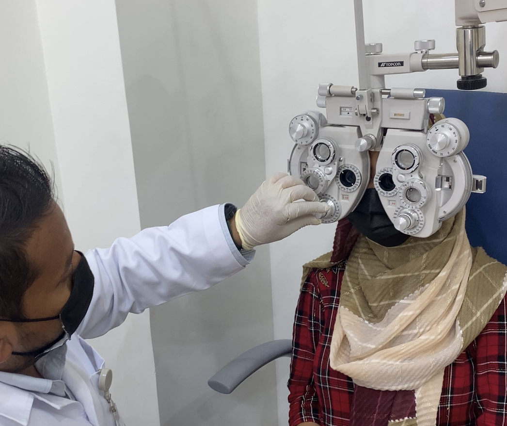 trail frames for rta eye test